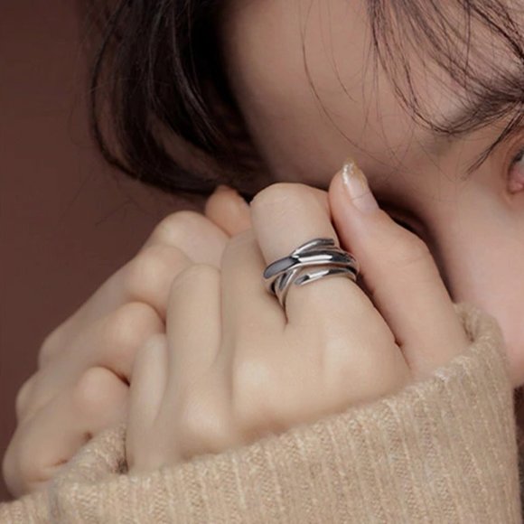 NEW 925 Sterling Silver Infinity Adjustable Ring A - Picture 7 of 8